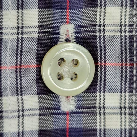 Polo Ralph Lauren Oxford Shirt Men's XXL 18 Tartan Plaid Yarmouth Button Down - Picture 9 of 10